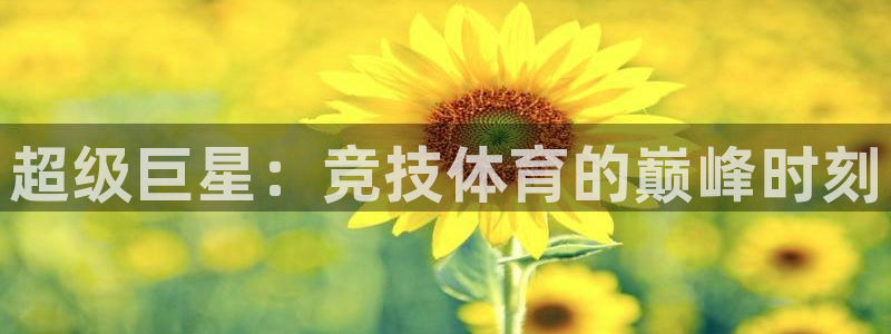 MK体育官网下载官方客服电话：超级巨星：竞技体育的巅