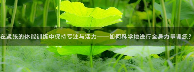 MK体育官网下载官方客服电话：在紧张的体能训练中保持